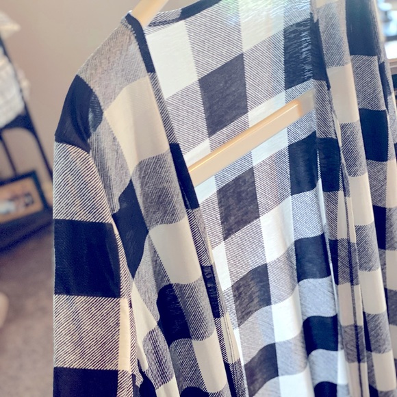 Buffalo Plaid Duster Size L/XL - Picture 1 of 2